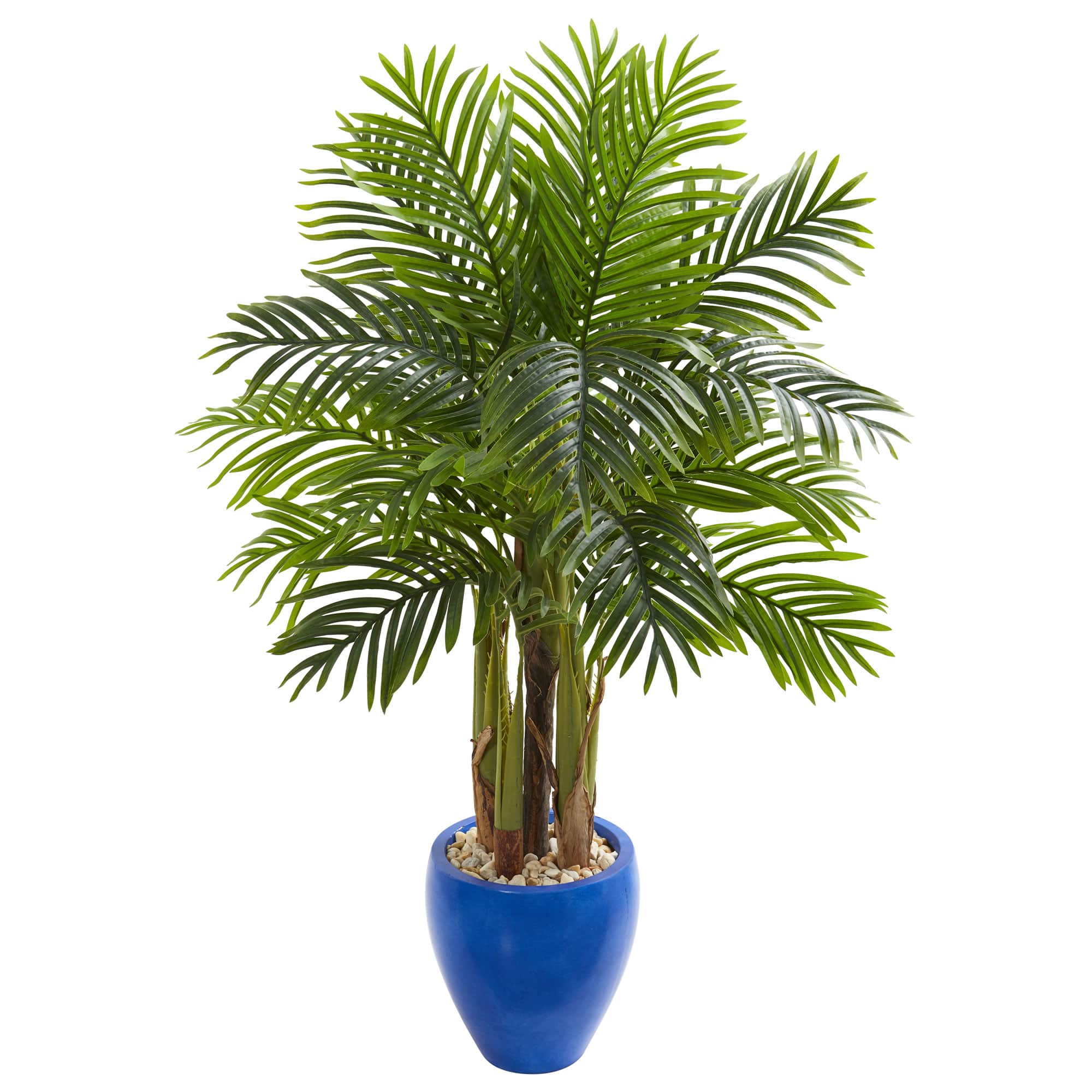 4.5ft. Palm Tree in Blue Planter